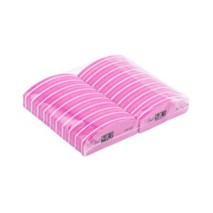 Polirni blok Nail4U Candy Pink - Halfmoon 100/180 - 20 kom