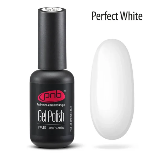 Gel lak PNB - 8 ml - Perfect White
