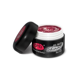 Shimmer Gel Paste PNB - 5 ml - Red