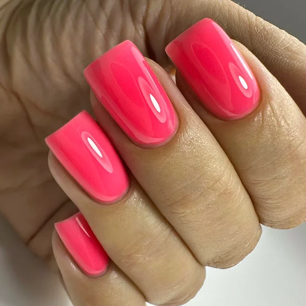 Strong Iron Gel PNB - 8 ml - Neon Coral Pink - Image 2