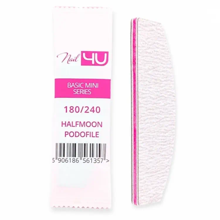 PODO Pilica Nail4U Basic III Series - Halfmoon 180/240 - 25 kom