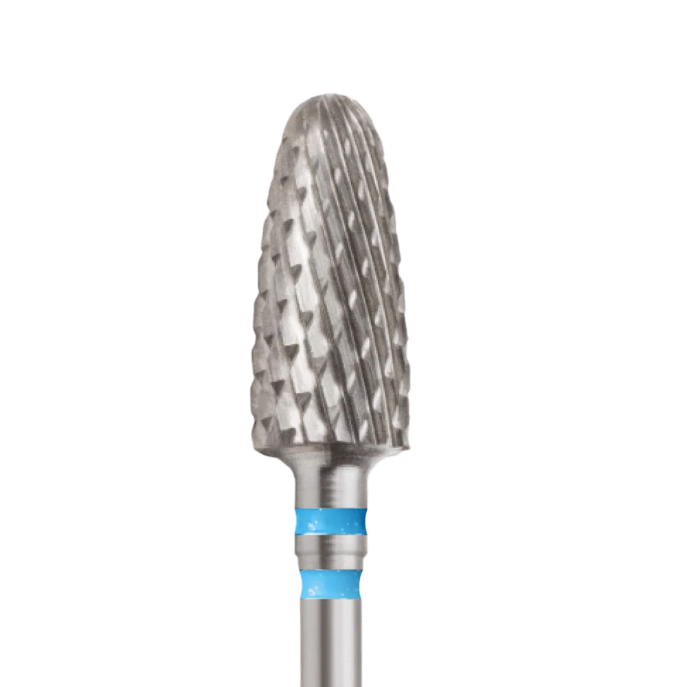 Karbidni brusni nastavek za levičarje IQNails Standard Cone 6,0 - moder