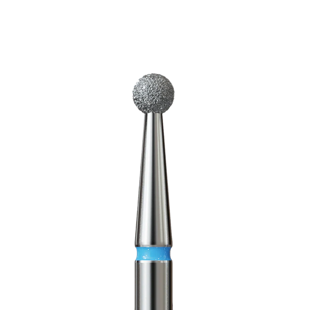 Diamantni brusni nastavek IQNails kroglica 2,7 - moder