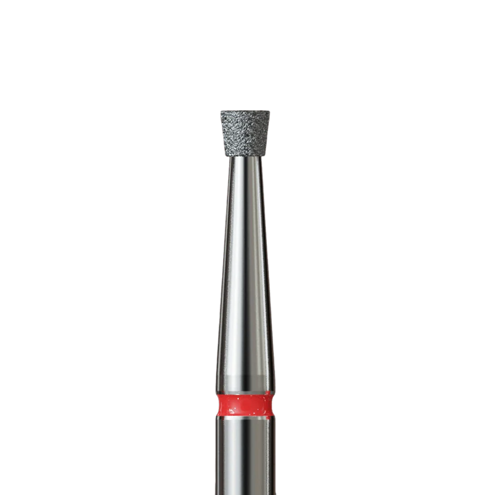 Diamantni brusni nastavek IQNails Inverted Cone 1,8 - rdeč