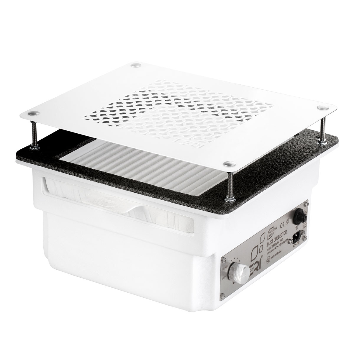 Vgradni sesalec Teri Turbo - belo ohišje