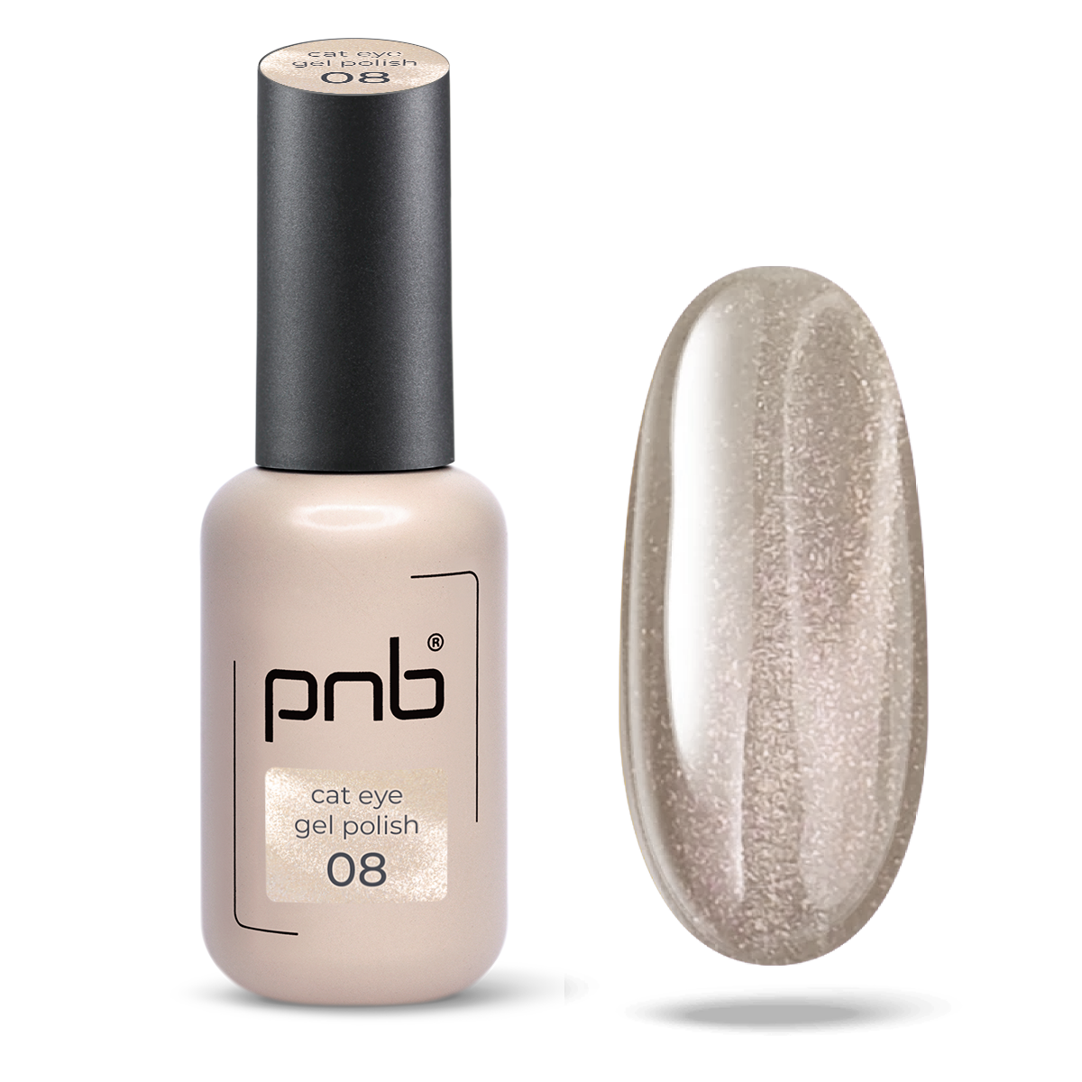 Magnetni gel lak PNB - 8 ml - Sage Silk 08